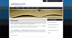 Desktop Screenshot of patrickscalisi.com